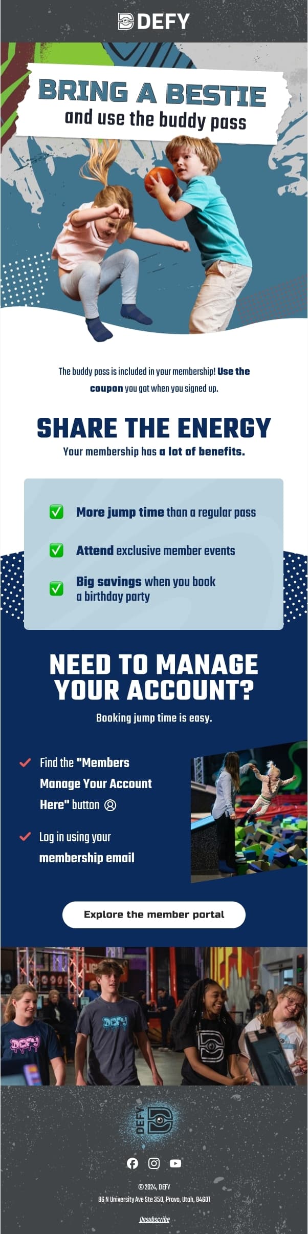 Defy email designs